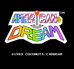 American Dream Title Screen